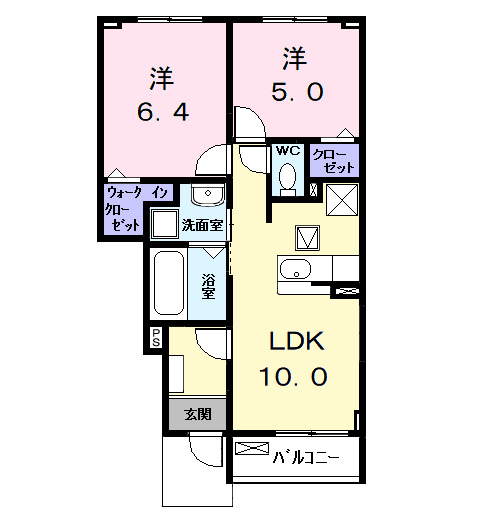 ロークァット Ⅰの間取り