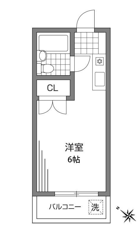 クレセントハイムの間取り