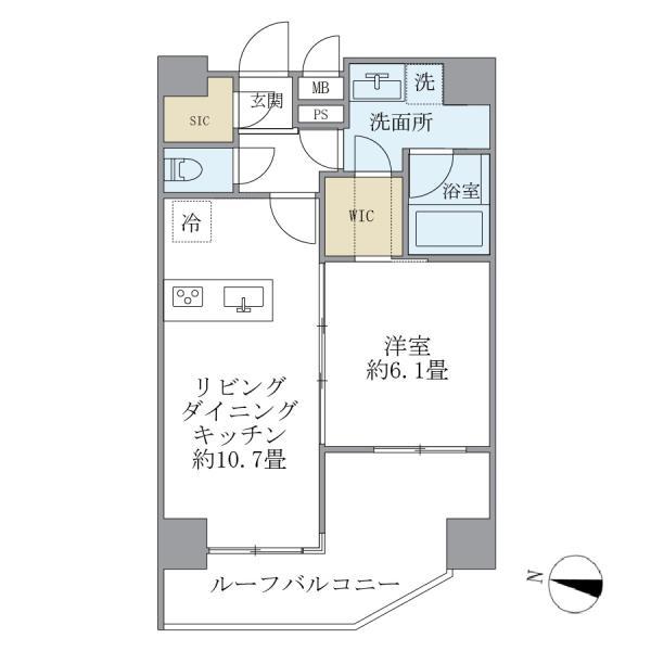 コスモリード御茶ノ水レジデンスの間取り
