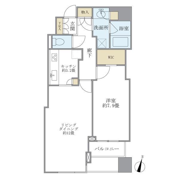 大崎ウエストシティタワーズEASTの間取り