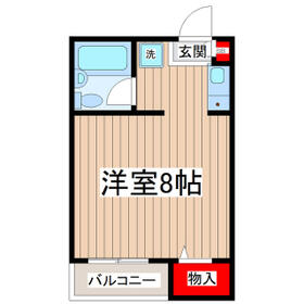 ハイツサードニクスの間取り