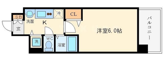 プレサンス難波元町の間取り