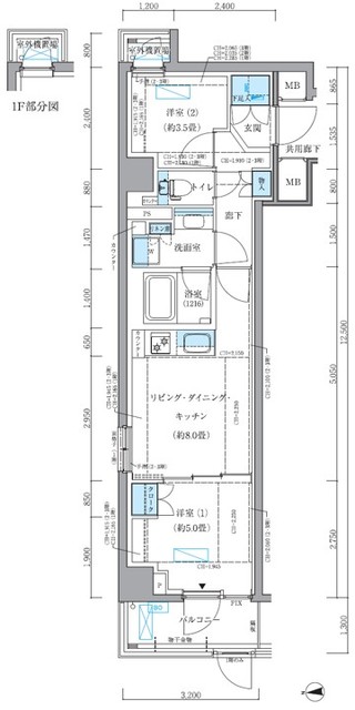 パークアクシス品川シーサイドの間取り