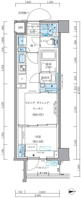 2/2 間取