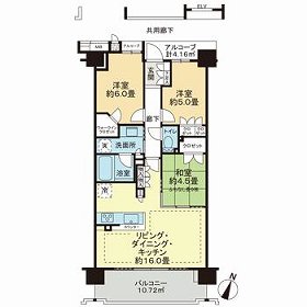 ドレッセ西馬込の間取り