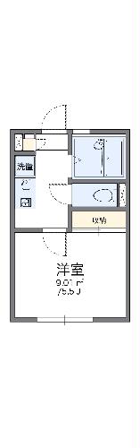 レオパレスフォーブル三茶の間取り