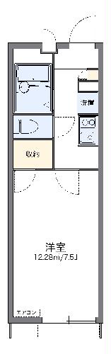 レオパレス唐沢の間取り