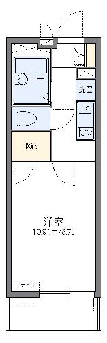 レオパレス蒔田の間取り