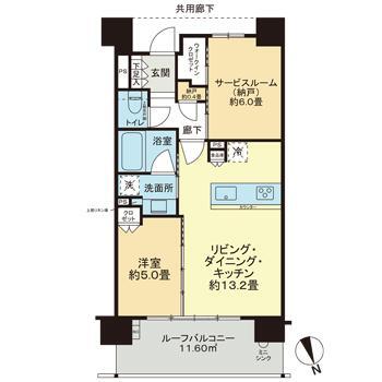 シティハウス綾瀬の間取り