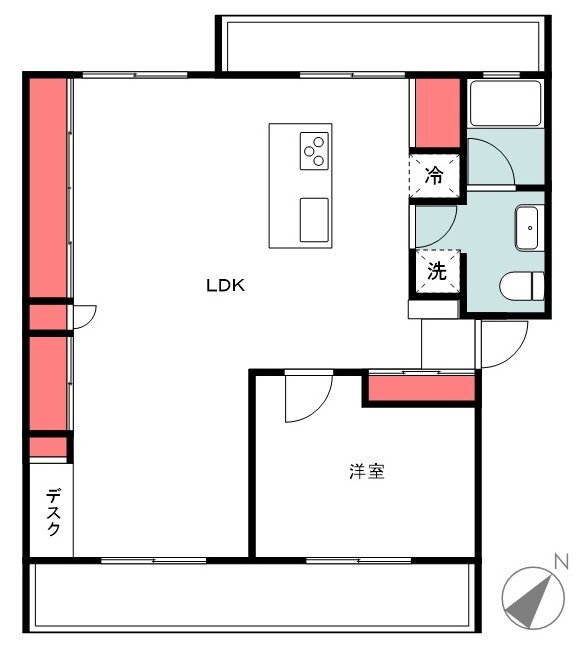 若木住宅3号棟の間取り