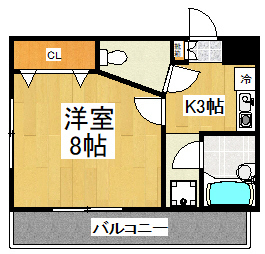 グレーンズフラットの間取り