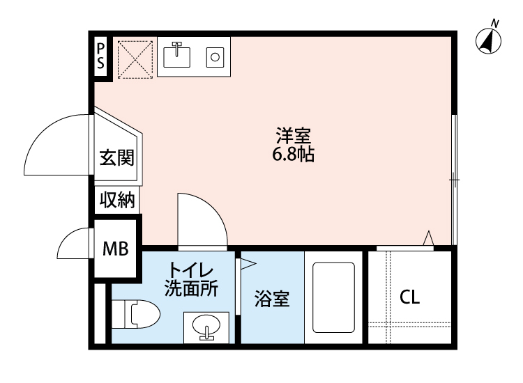 FERIO北赤羽の間取り