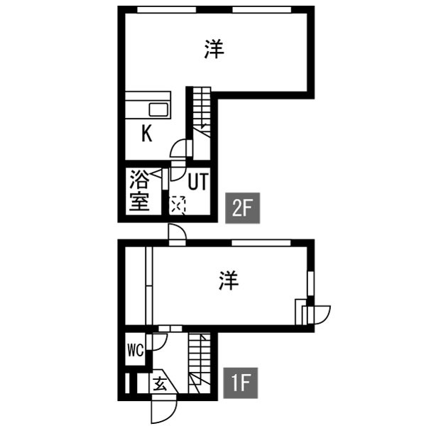 下馬の完工年月（2020年11月）築の賃貸マンションの間取り