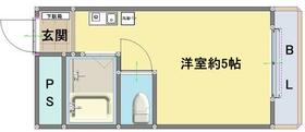 第8東昌ハイツ B棟の間取り