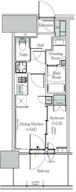 ONE ROOF RESIDENCE NISHINIPPORの間取り