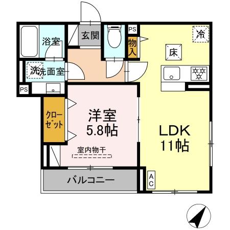 1/2 間取