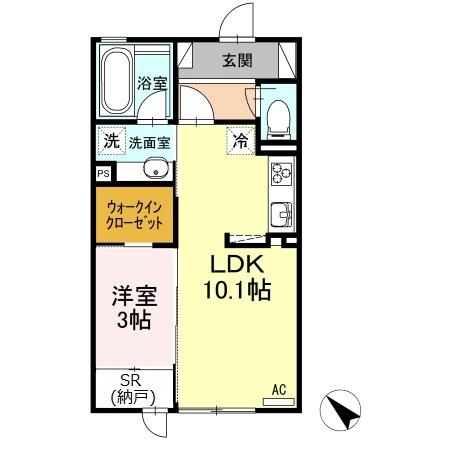 リラクオーレの間取り