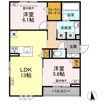 2/6 間取