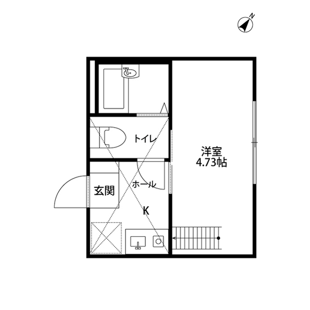 プラージュ鶴間の間取り