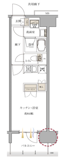 サンクレイドル海老名の間取り