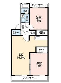 ロイヤルグリーン八千代4号棟の間取り