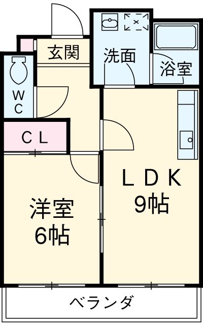 Limpia垂木の間取り