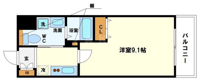 エスリード梅田北の間取り