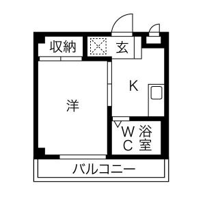 第一プランタン都賀の間取り