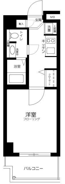 プレール中延の間取り