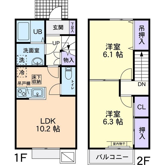 Vega Aの間取り