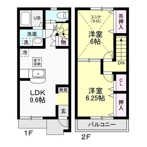 プレミエール Bの間取り