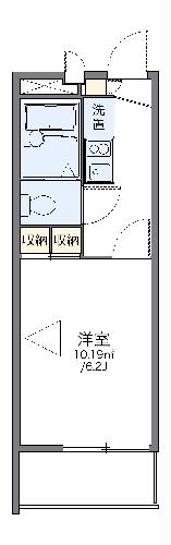 レオパレスフォレット湘南の間取り