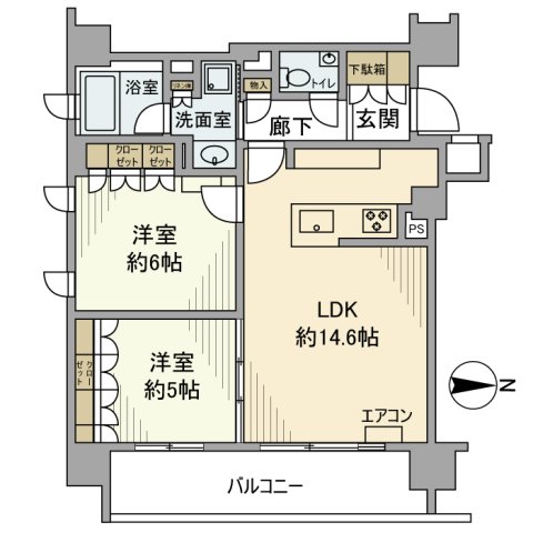 クリオ浅草橋の間取り