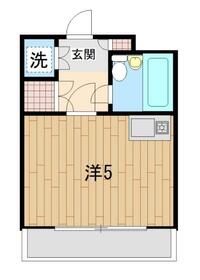 ワコーレエレガンス一ノ割Ⅱの間取り