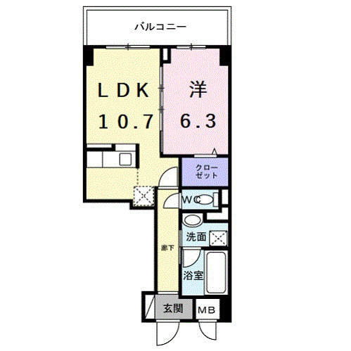 エスタプレイスの間取り