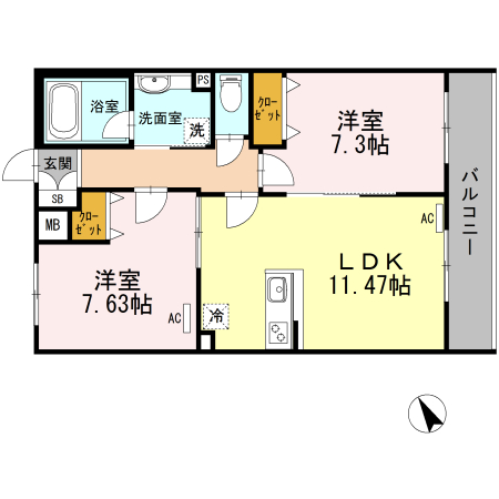 Callistoの間取り