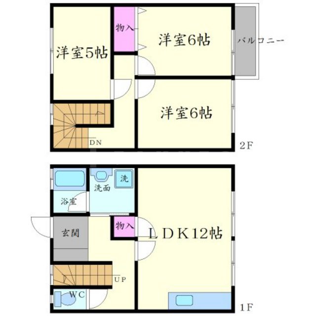 メープルツーユーⅠの間取り