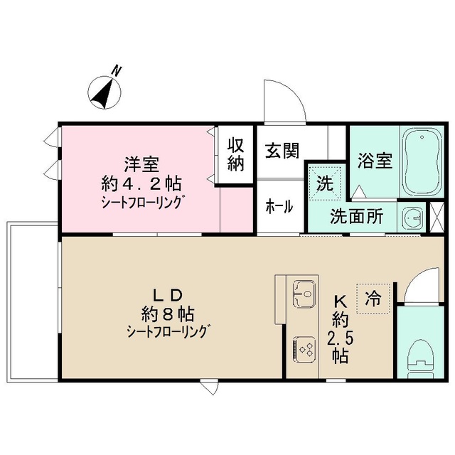 ＮＩＤＯ　ＬＡＲＧＯの間取り
