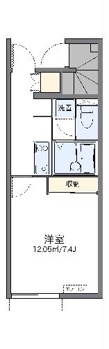 レオネクストNAKAJUKUⅡの間取り