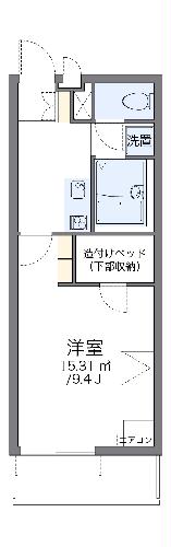 レオパレススカイ タウンⅡの間取り