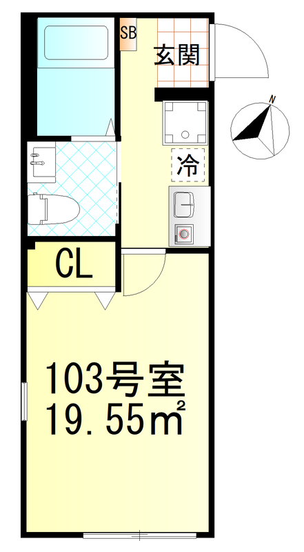 仮称元住吉新築6世帯 の間取り