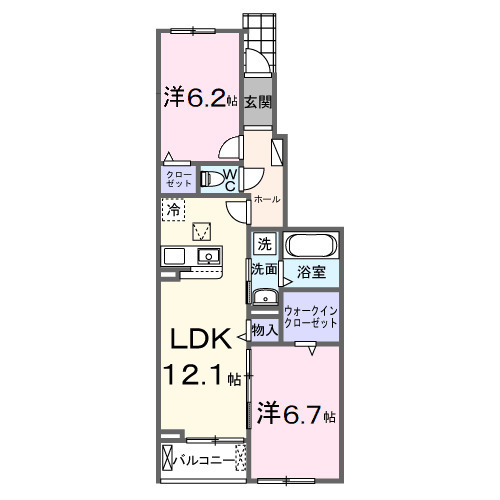 セレーノ エムの間取り