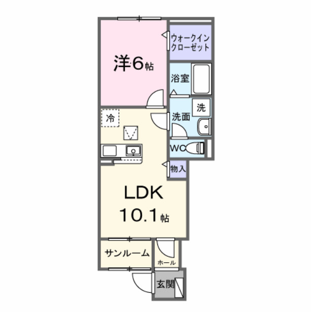 プレミアコート佐倉中央の間取り