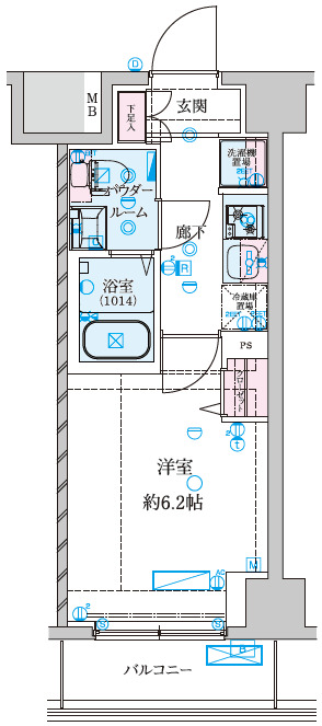 GENOVIA南鳩ヶ谷の間取り