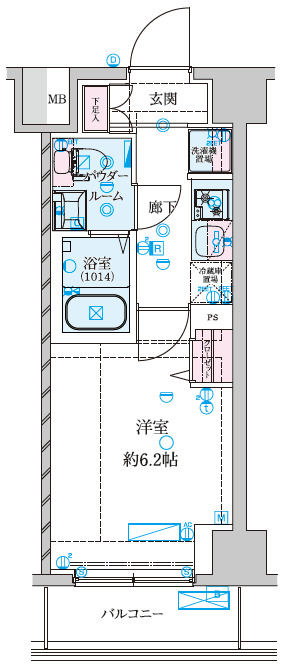 2/2 間取