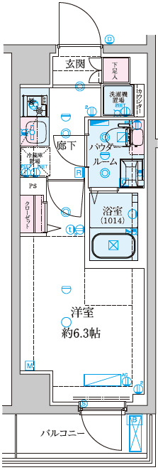 GENOVIA南鳩ヶ谷の間取り