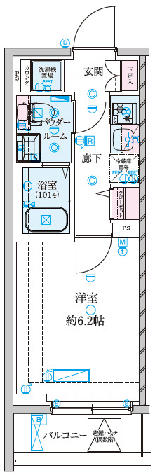 2/2 間取