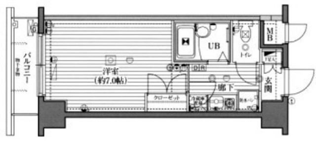 ガラ・ステージ西新宿の間取り