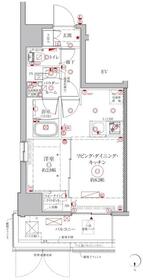 クレイシアIDZ鶴見の間取り