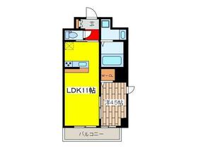 ATLANTIS TOWER お花茶屋の間取り